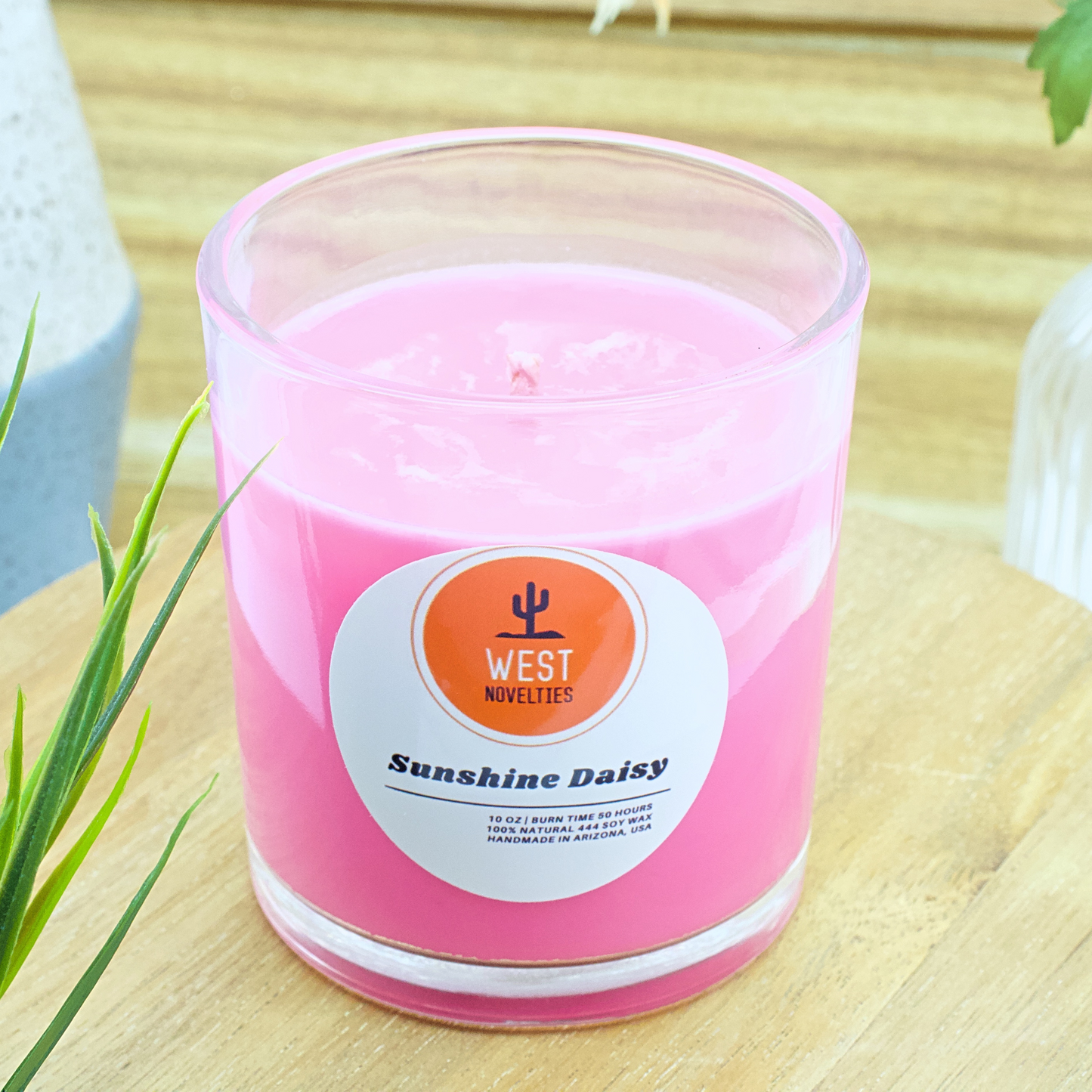 Sunshine Daisy Candle