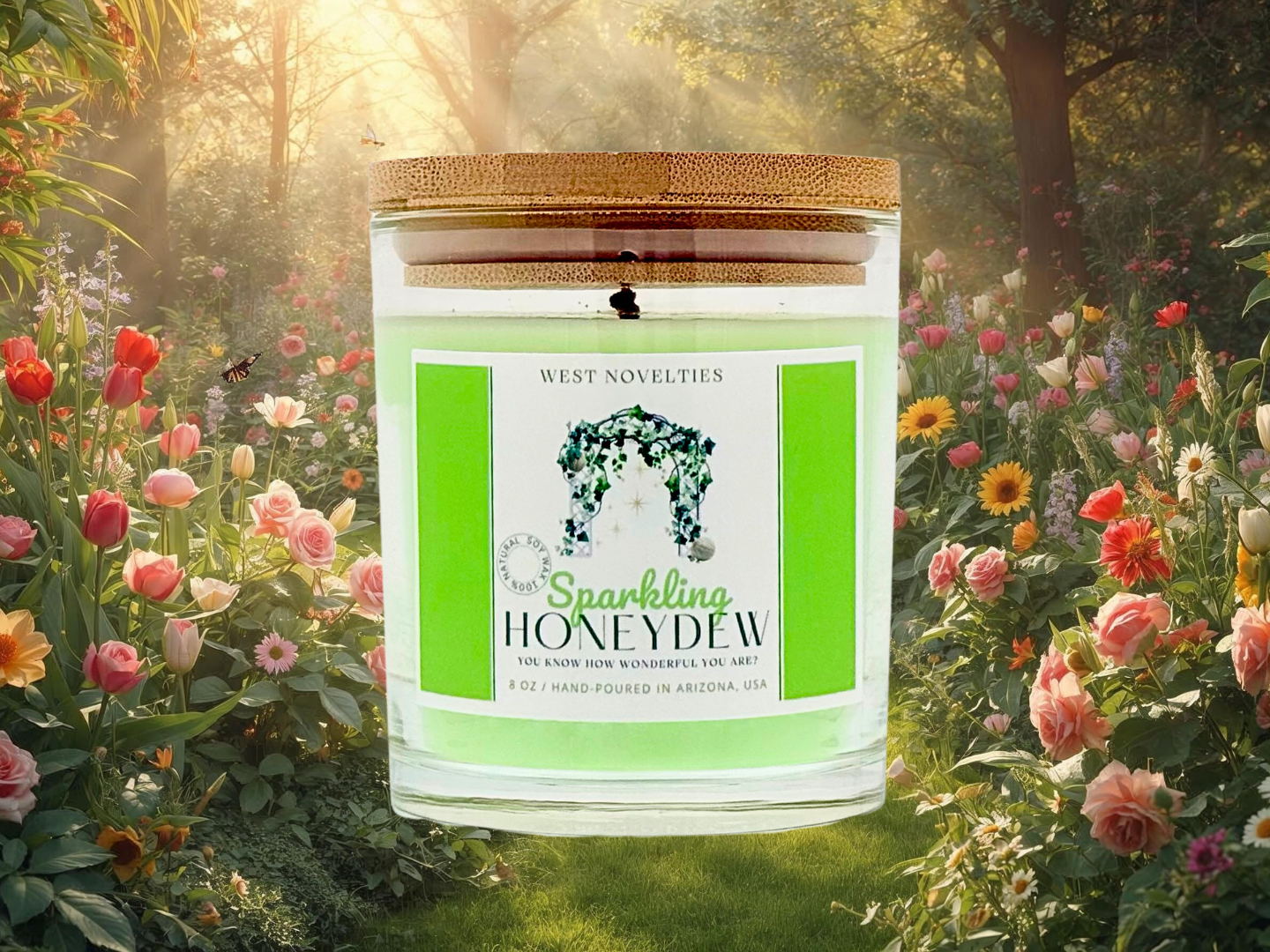 Sparkling Honeydew Candle