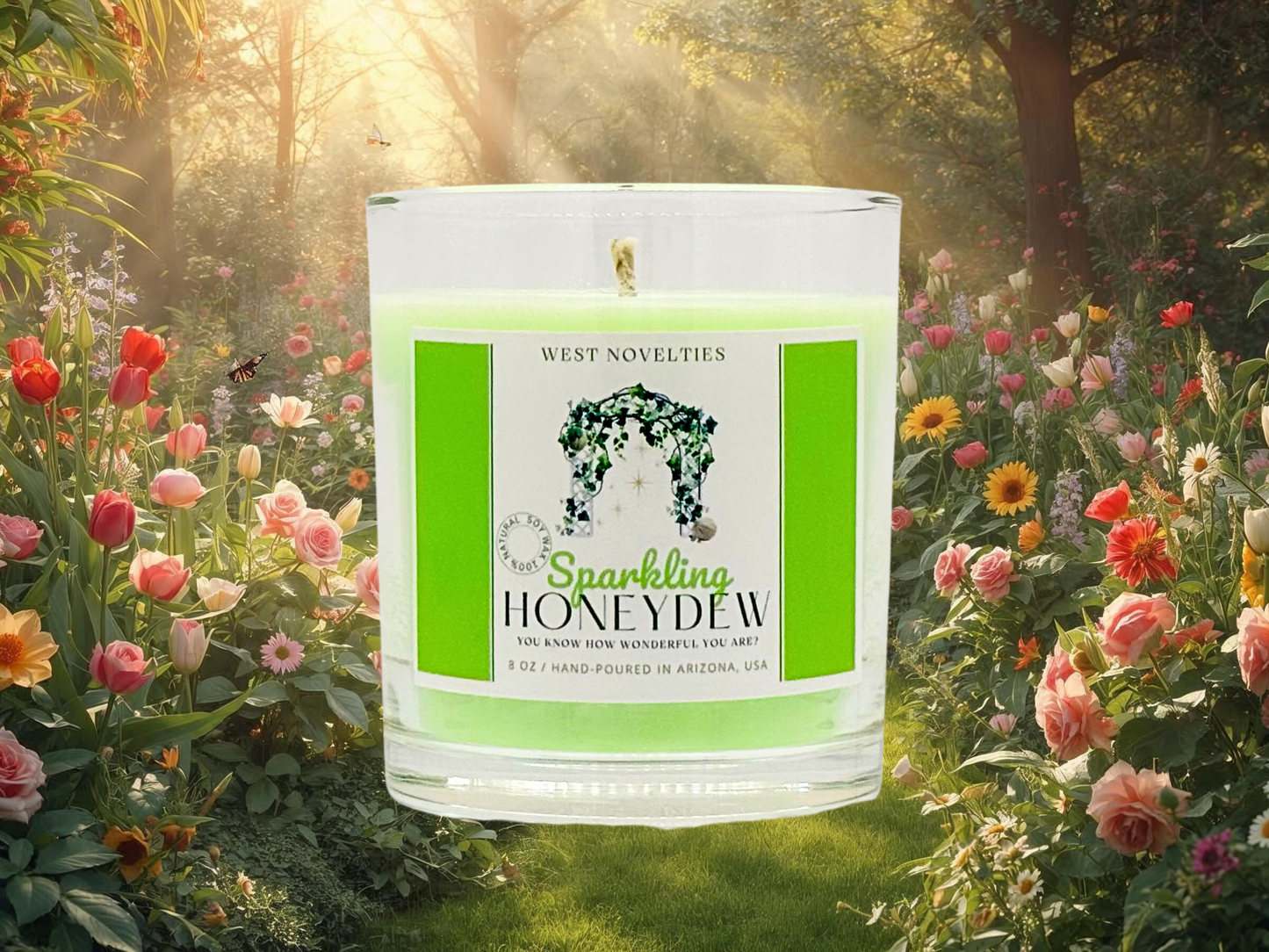 Sparkling Honeydew Candle