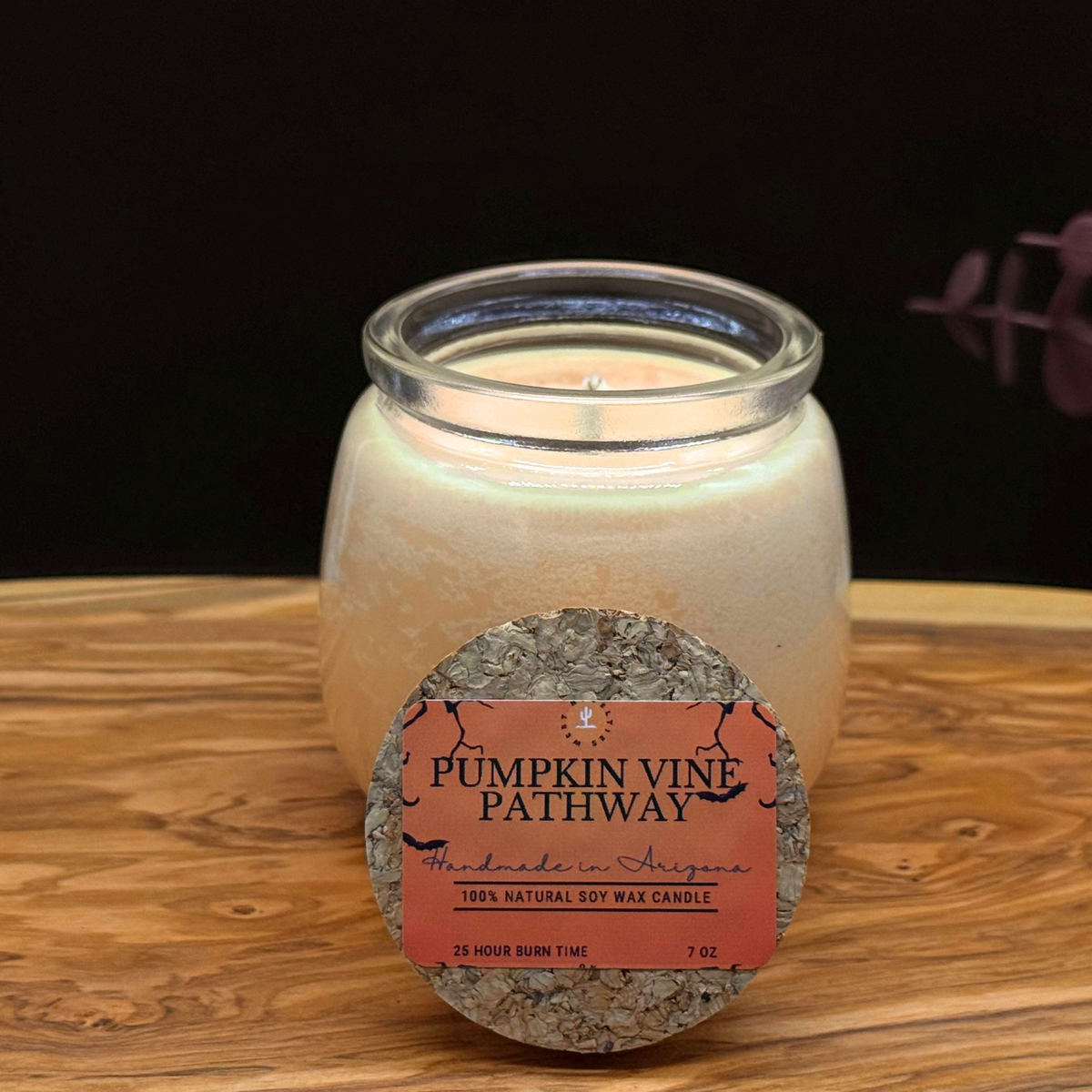 Pumpkin Vine Pathway Candle